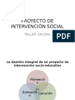 Taller Proyectos Intervención Social
