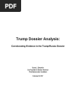 Democratic Coalition Report On Trump Russia Dossier