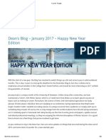 Dean's Blog - January 2017 - Happy New Year Edition