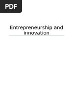 Entrepreneurship and Innovation: Microsoft