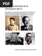 Antología de Los Poetas Del 27