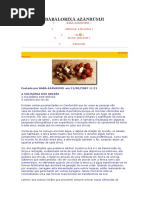 Bàbálorixà Azànrùmji.. a Culinária Dos Orixás