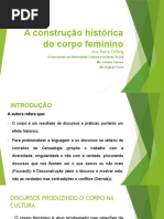 Construção Historica Do Corpo Feminino Completo Slides