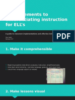 Goal 13-Differentiating For Ells