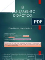 Planeamiento Didáctico