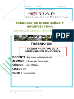 Analisis y Contaminacion Atmosferica