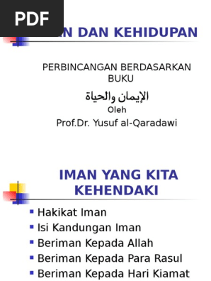 Iman Dan Kehidupan Pdf