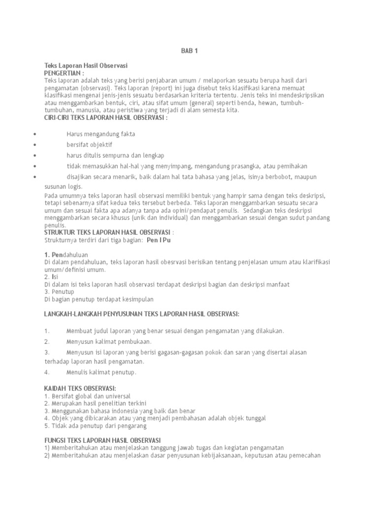 Teks Laporan Hasil Observasi Tentang Alam Semesta
