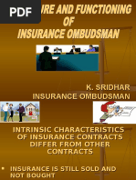 Insurance Ombudsman Ppt