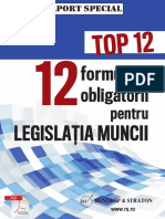 12 Formulare Obligatorii Pentru Legislatia Muncii