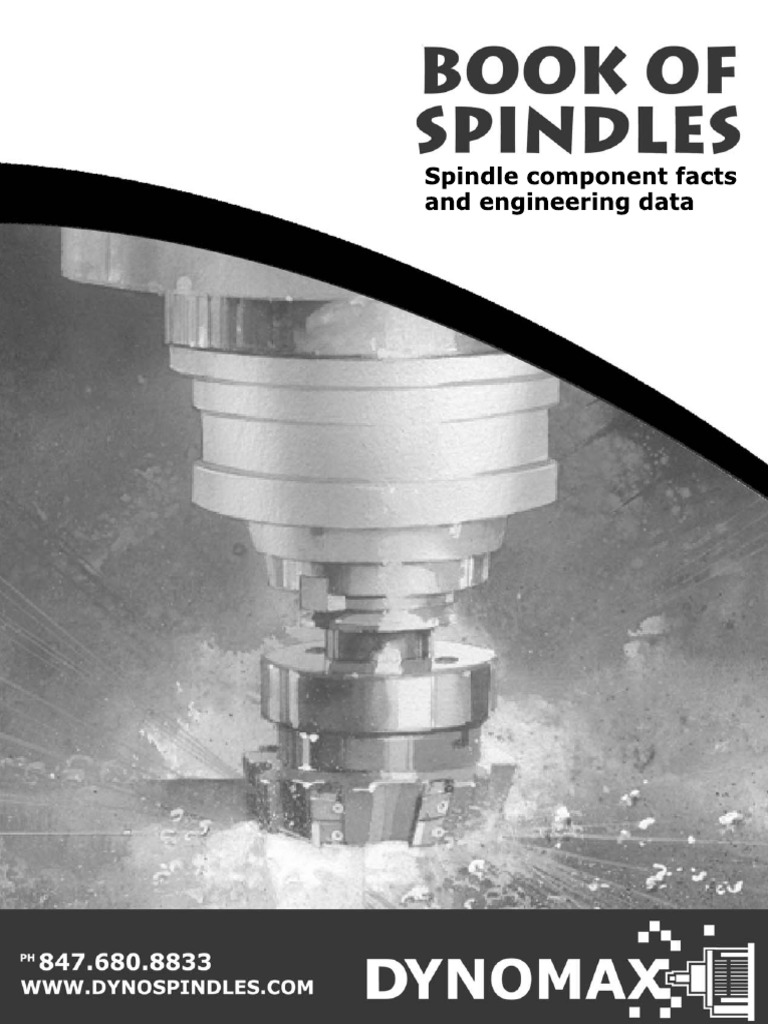 Book of Spindles Part 2 PDF PDF Machining Horsepower