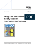 Integrated Vehicle-Based Safety Systems: Heavy-Truck On-Road Test Report