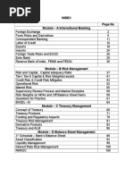 Index Page No Module - A International Banking