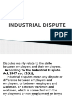 Industrial Disputes