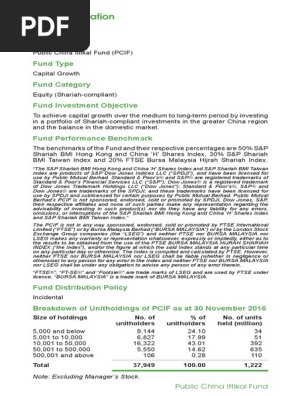 Public China Ittikal Fund Pdf Stock Market Index Economic Growth