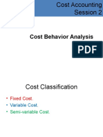 Cost Behavior Analysis-CostAcct