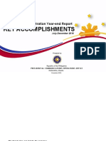The Duterte Administration Year-End Report KEY ACCOMPLISHMENTS (July-December 2016)