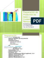 Preparación de Productos de Limpieza Parte I