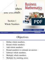 Chapter 1: Whole Numbers and Decimals