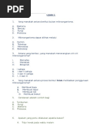 Soalan Sains Mikroorganisme Tahun 6