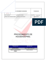 Procedimineto de Housekeeping PDF