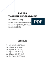 Computer Programming Week1