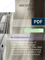Architectural Concepts: Lecturer: Mr. Sunny B. Ojeda Civil & Architectural Eng'G Section Salalah College of Technology