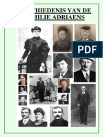 GESCHIEDENIS VAN DE FAMILIE ADRIAENS UIT DENDERHOUTEM, O. VL., BELGIE