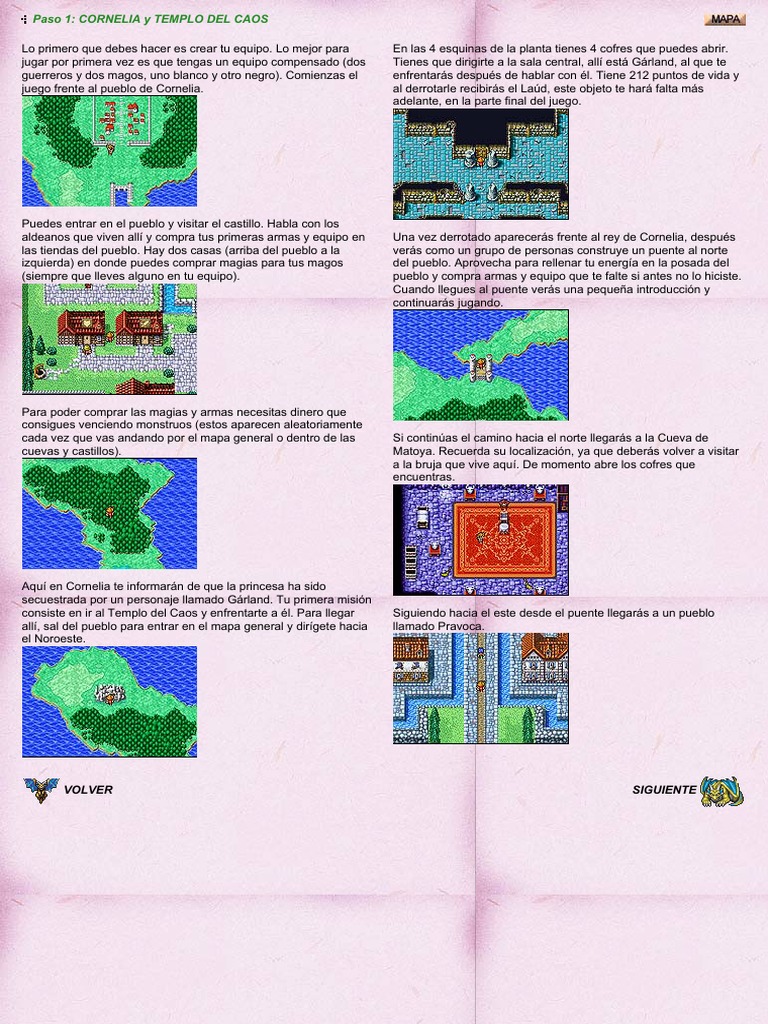 Guía Completa de Final Fantasy I | PDF | Ocio | Naturaleza