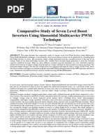 Comparative Study of Seven Level Boost Inverters Using Sinusoidal Multicarrier PWM Technique