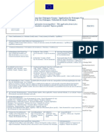 Form C 1 - Antragsformular Schengenvisum