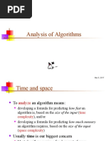 Analysis of Algorithms