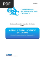 Download CSEC Agricultural Science Syllabus by trishan SN340999395 doc pdf
