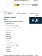 Power Factor Regulation: Systems Operation