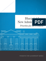 Blueprint For A New Administration