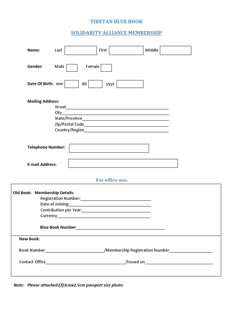 Bluebook Application PDF PDF Postal System Written Communication