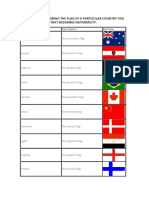 Flags When Describing The Flag of A Particular Country You Use The Adjective That Describes Nationality