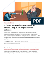 5 Claves Para Pedir Un Aumento de Sueldo... Según Un Negociador de Rehenes