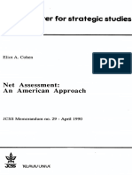 Net Assessment An American Approach Cohen