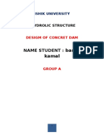 Design of Concrete Dam...........