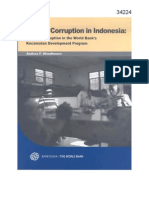 Village Corruption in Indonesia