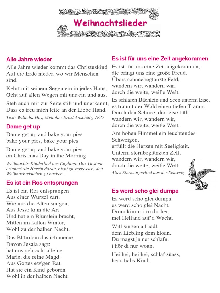 Deutsche Weihnachtslieder