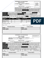 Examination Registration Form