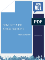 5 Jorge Petrone - Denuncia