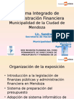 Sistema Integrado de Administracion Financiera Municipalidad de La Ciudad de Mendoza