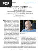 Entrevista com George Yúdice - A cultura como recurso