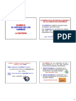 #1 La Materia, Unidades y Medidas Química Fundamental