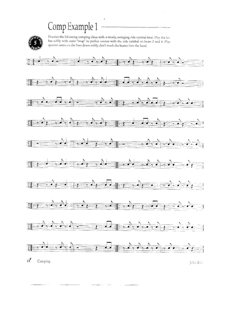 The Art of Bop Drumming (John Riley) 18 e 19 PDF