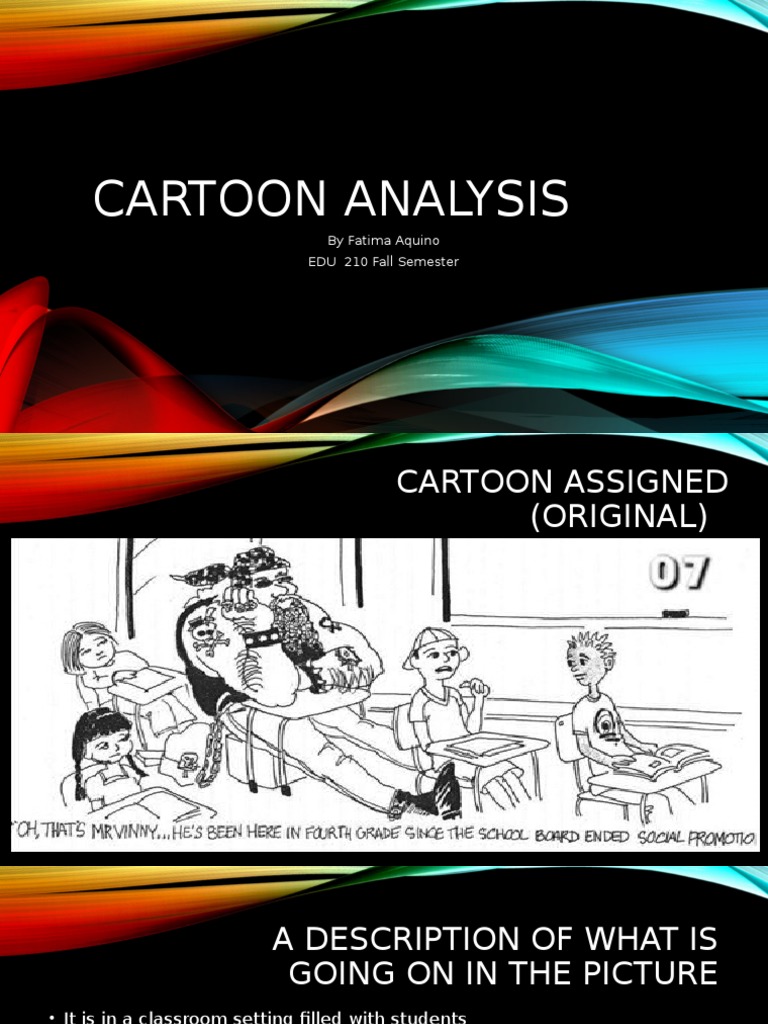 Cartoon Analysis: Grade Retention vs. Promotion | PDF | Educational ...