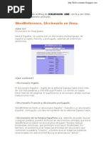 Download WordReference Diccionario en linea by KOLECCIONAME SN3410222 doc pdf